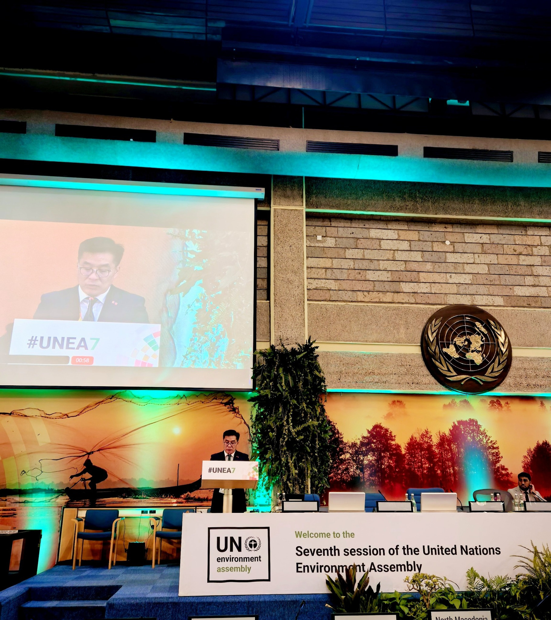 #UNEA7 Б.БАТБААТАР САЙД МОНГОЛ УЛСЫН ЗАСГИЙН ГАЗРЫН БАЙР СУУРИЙГ ИЛЭРХИЙЛЛЭЭ